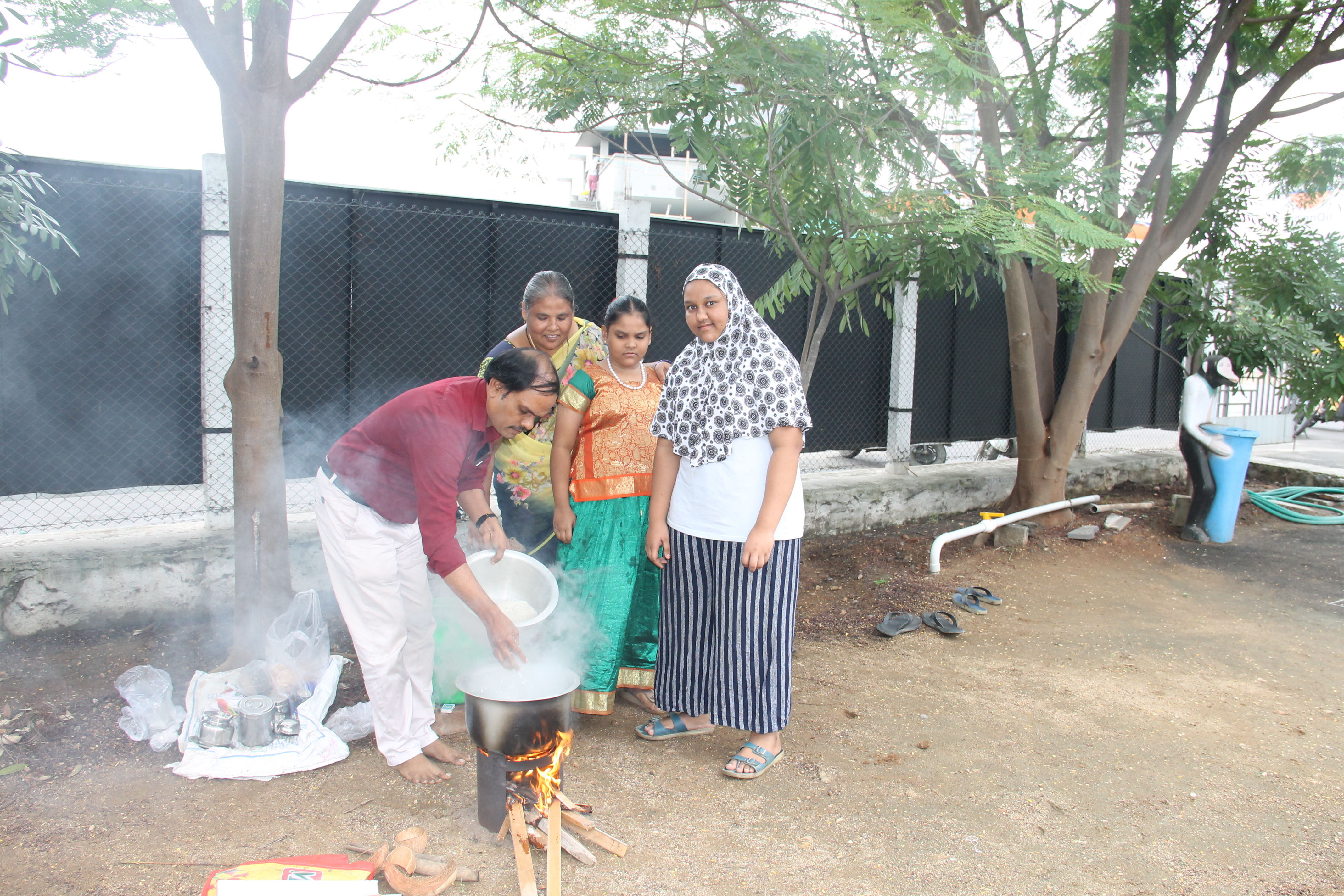 Pongal Thirunaal with the Parents